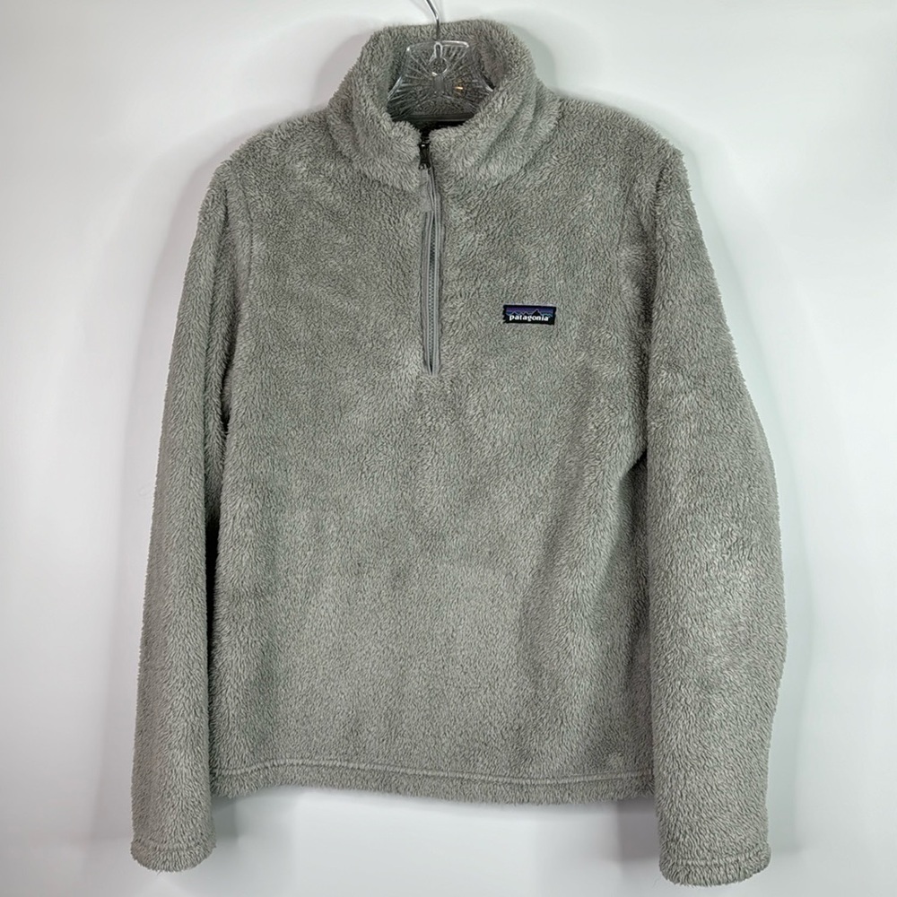 Patagonia Los Gatos 1/4 Zip Pullover Sweatshirt Gray Size Medium